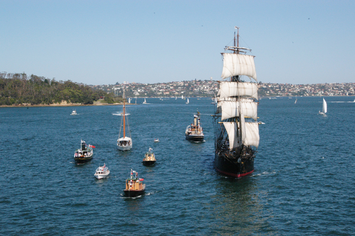 The Fleet on Sydney Harbour